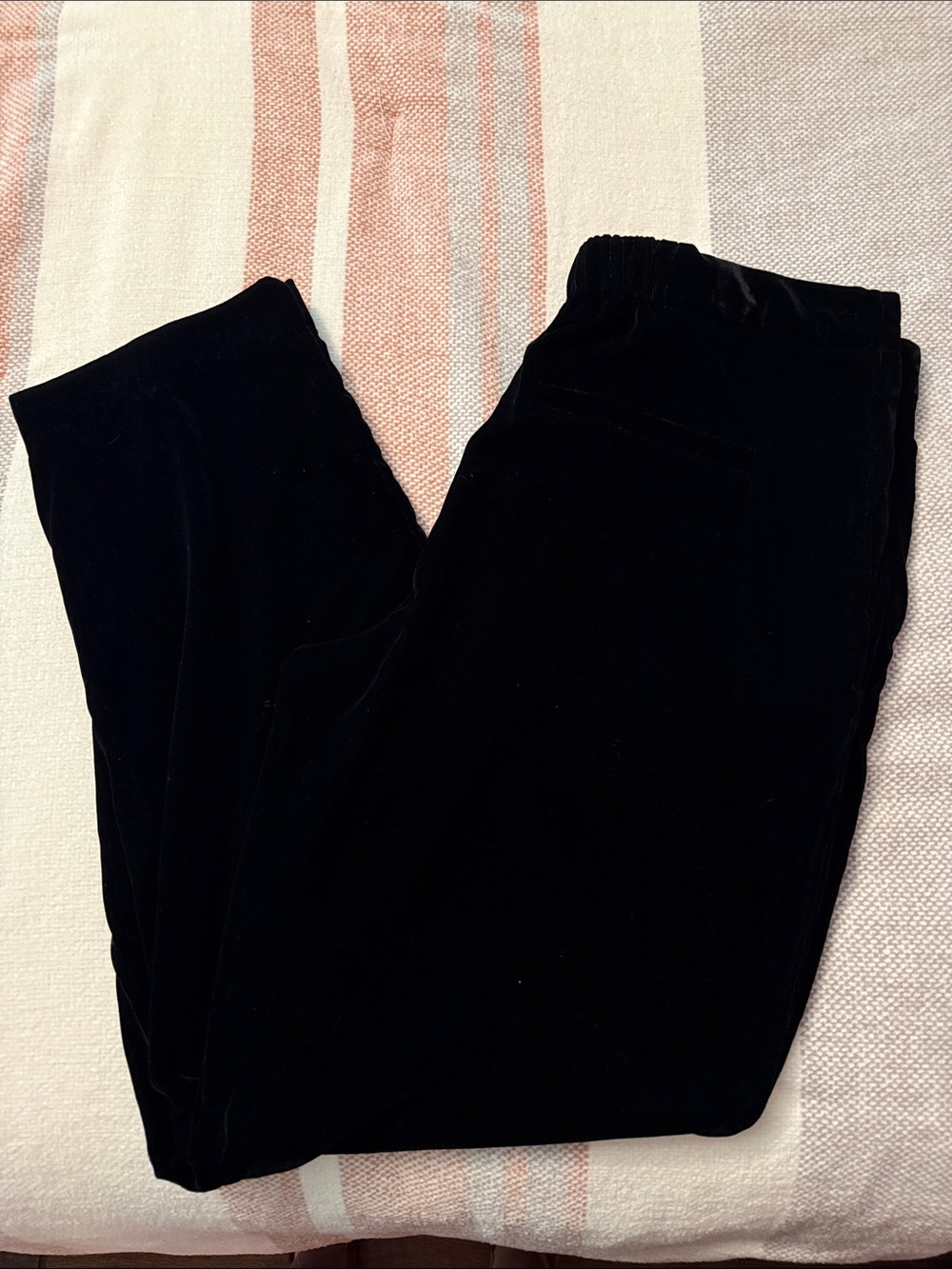 NWT Black Velvet Pants